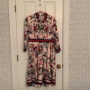 Gucci-inspired floral dress